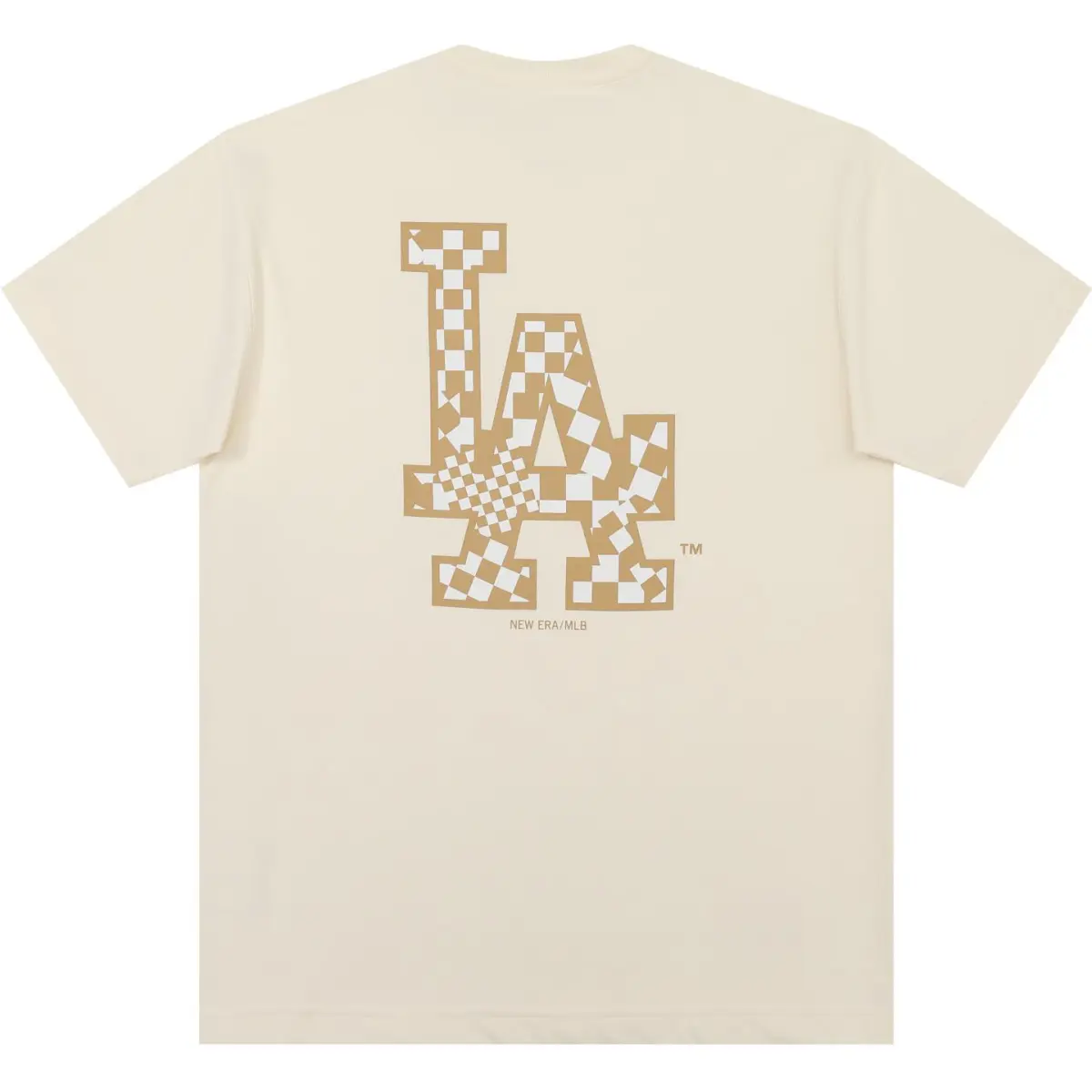 New Era T Shirt Couple, Trendy And Versatile Unisex Ivory White