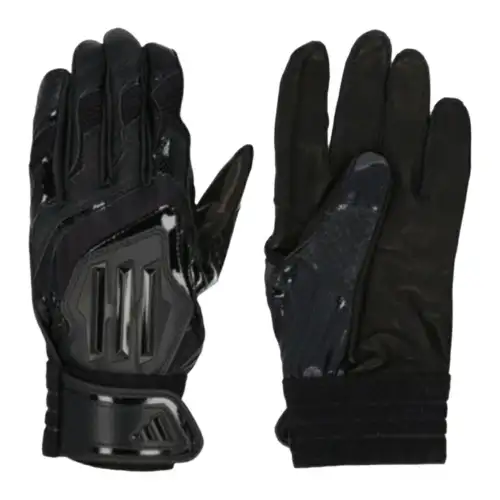 Adidas Sheepskin, Polyester, Polyurethane Sports Gloves Unisex Black