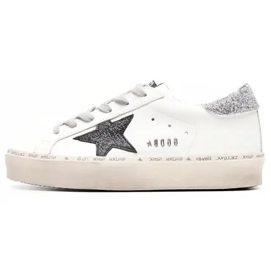 Golden Goose Hi Star Leather Sneakers