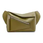 LOEWE Puzzle Classic Calfskin Fanny Pack Small Men's Olive