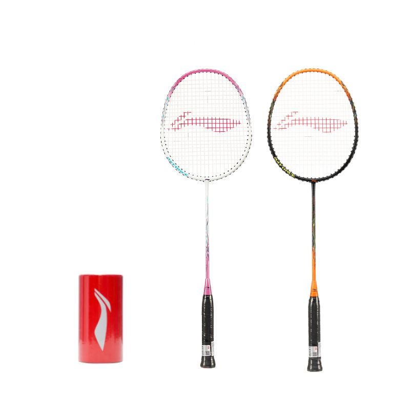 Li Ning Thunder 9 Carbon Aluminum Badminton Rackets Advanced Level Rouge Pink