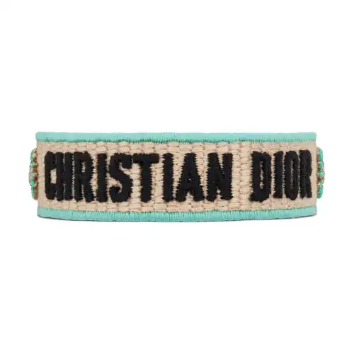 Christian DIOR DIORiviera Logo Embroidered Bracelet
