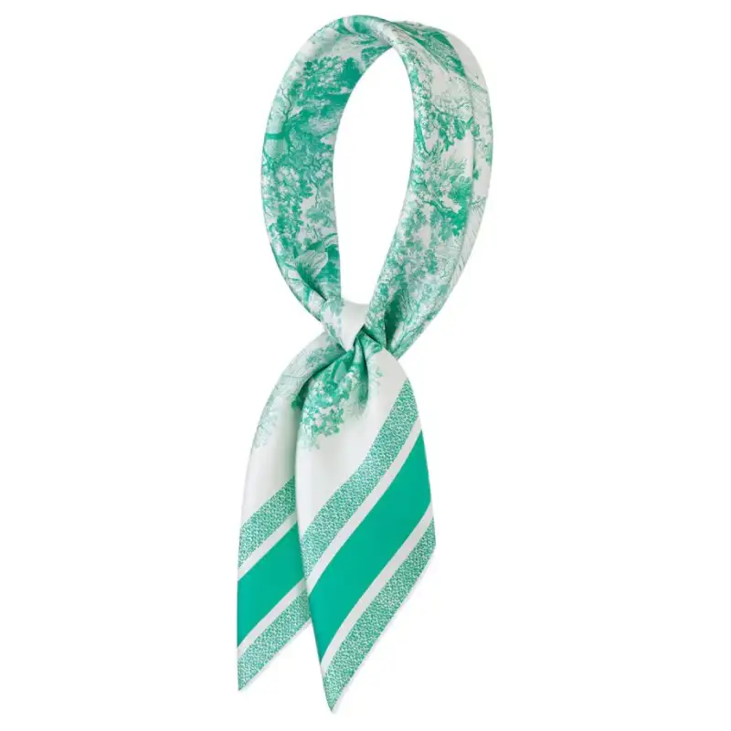 Christian DIOR Pre Owned 2010s Toile De Jouy Sauvage Mitzah Scarf