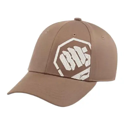 Li Ning Cotton Baseball Caps Unisex Brown