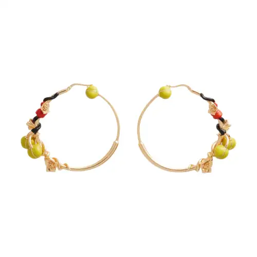 Bottega Veneta 18K Gold plated Earrings Women's Gold