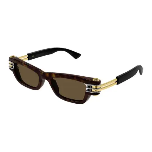 Bottega Veneta Eyewear Bolt Rectangle Frame Sunglasses