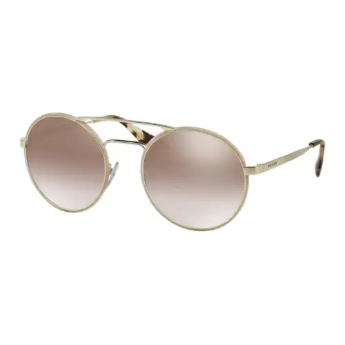 PRADA Plastic Aviator Sunglasses Women's Gold