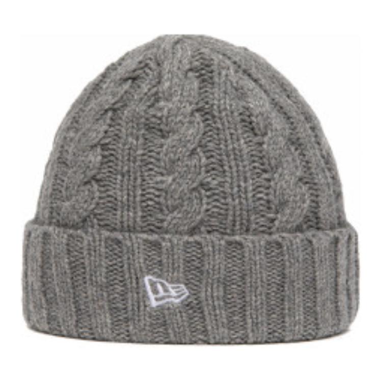 Шапка New Era Wool Knit (серая)