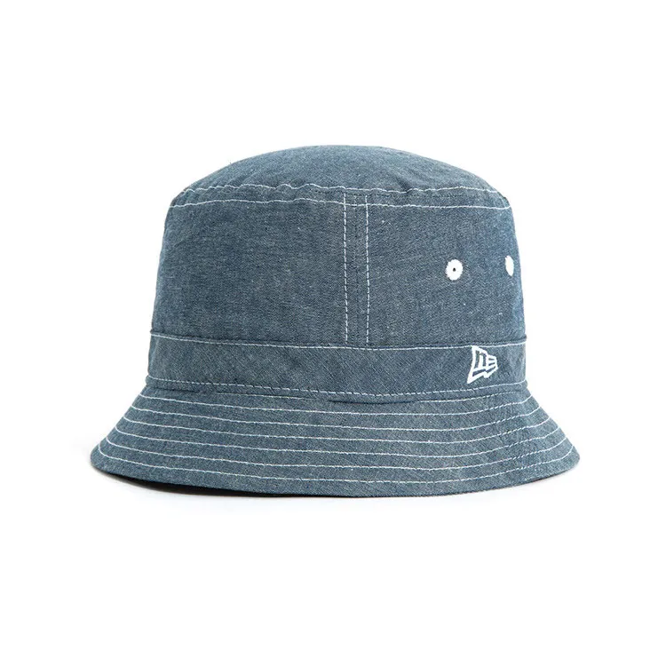 New Era Cotton Bucket Hats Unisex Blue