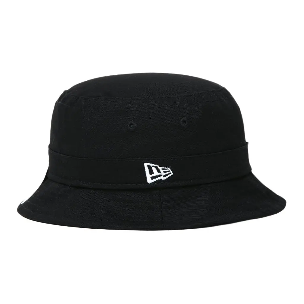 New Era Cotton Bucket Hats Unisex Black