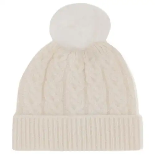 Loro Piana Cashmere Beanies Kids' White