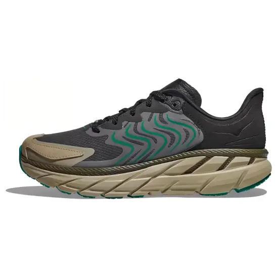 HOKA ONE ONE Clifton LS Running Shoes Men Low-Top Black