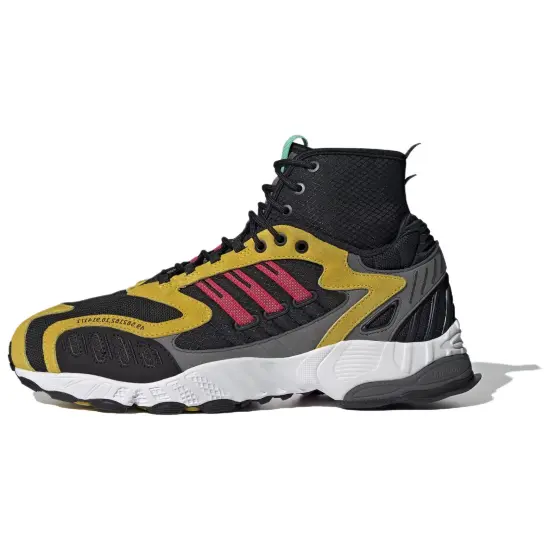 Adidas Originals Torsion TRDC Lifestyle Shoes Men High-top Black/yellow/red