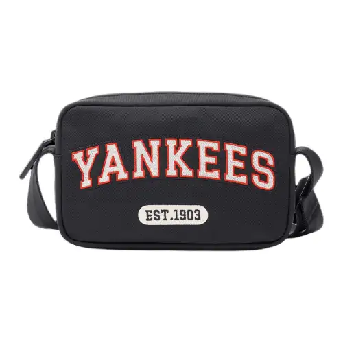 MLB New York Yankees Blended Material Camera Bag, Shoulder Bag, Crossbody Bag Medium Unisex Black