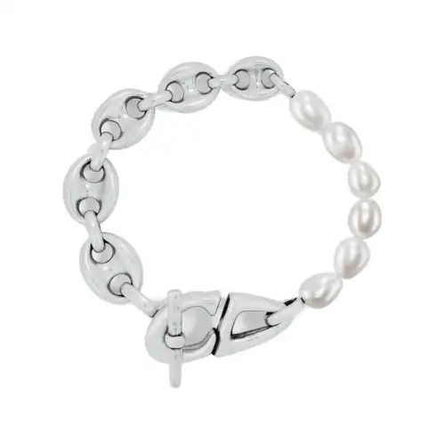 DIOR Brass Bracelets Men's Silver