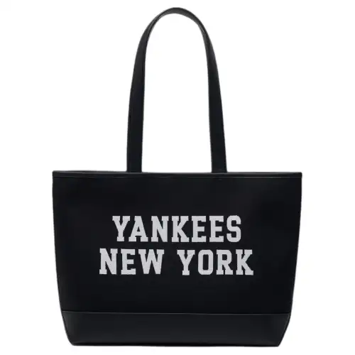 MLB New York Yankees Tote Laptop Bag, Travel Bag, One Shoulder Portable, Students Back To School Regular Unisex Black