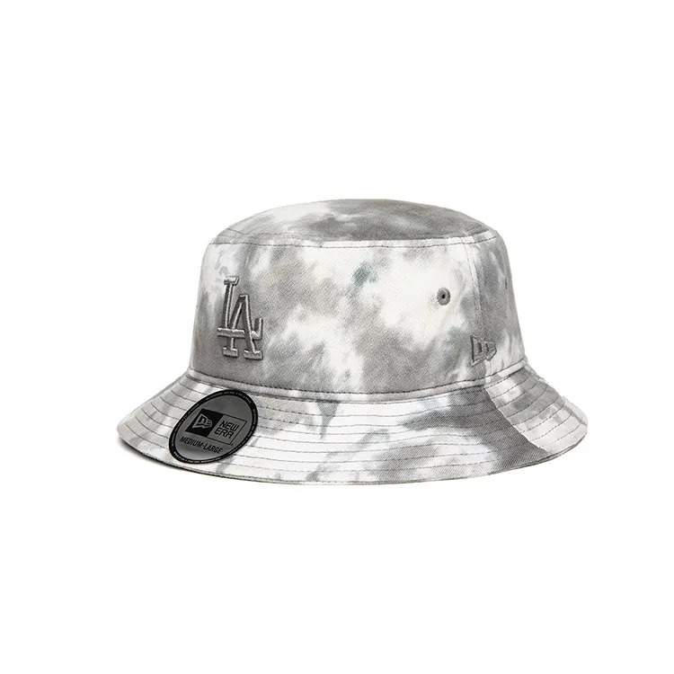 New Era Cotton, Polyester Bucket Hats Unisex Gray