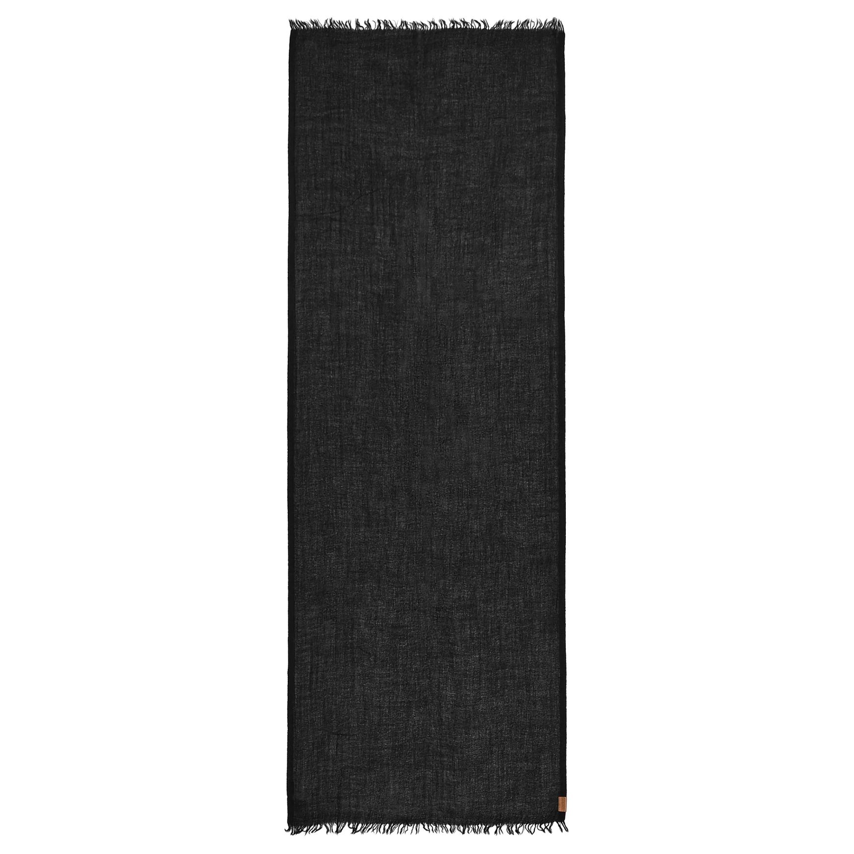 LOEWE Knit Scarves Unisex Black