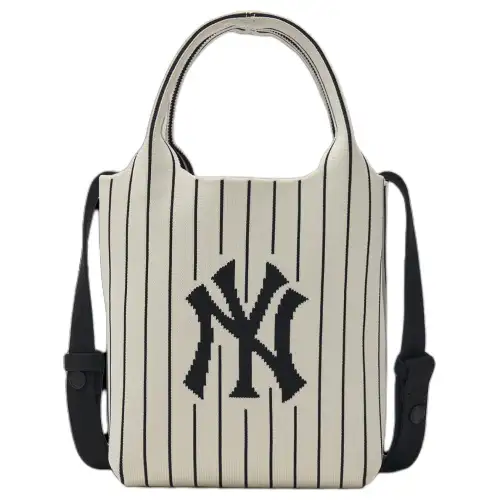 MLB Polyester Shoulder Bag, Crossbody Bag, Handbag Unisex Dark Cream