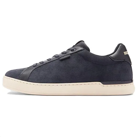 COACH Lowline Low Top Skateboard Shoes Men's Navy Blue