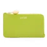 LOEWE Shiny Nappa Calfskin Card Holder Card Holder Women's Pasture Green