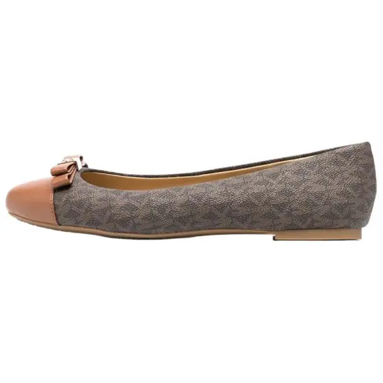 Michael Michael Kors Andrea Monogram Print Ballerinas