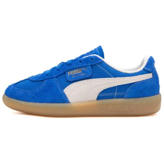 Puma Palermo Skateboarding Shoes Unisex Low-top Super Star Blue/Rice White