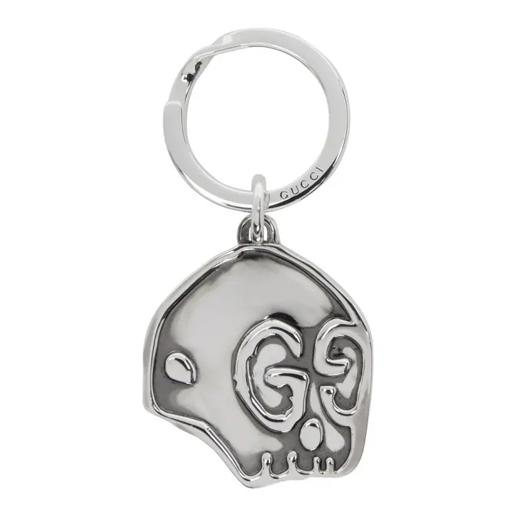GUCCI Sterling Silver Keychains Women's Silver