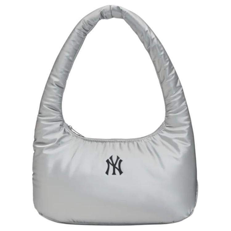 Женская сумка MLB PU Shoulder Bag (серебряная)