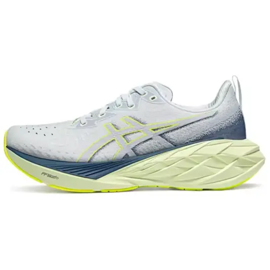Asics Novablast 4 Running Shoes Men Low-Top Gray Blue