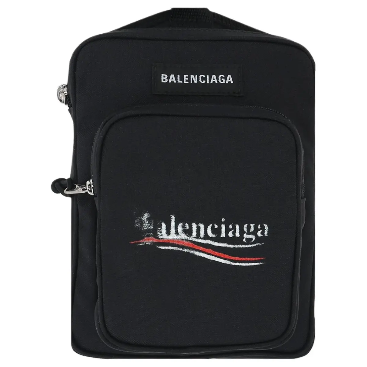 Balenciaga Explorer Political Campaign Printed Messenger Bag