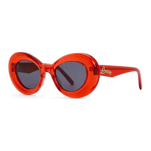 LOEWE Oval Sunglasses Unisex Orange