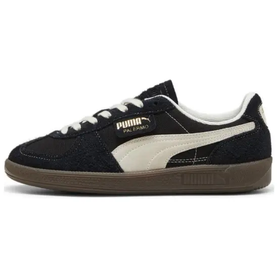 Puma Palermo Skateboarding Shoes Unisex Low-top Black/off-white