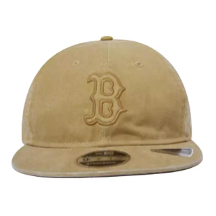 New Era Cotton Baseball Caps Unisex Khaki