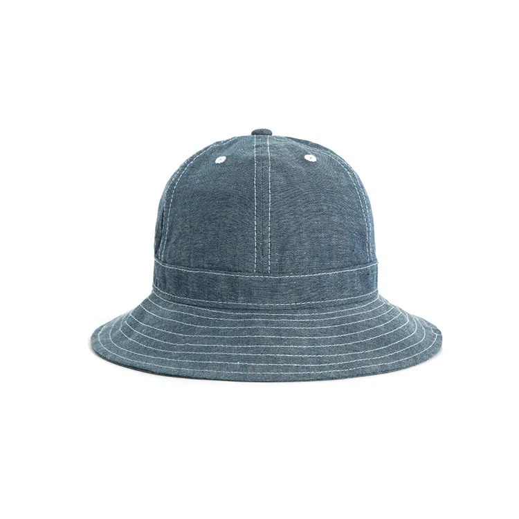 New Era Cotton Bucket Hats Unisex Blue