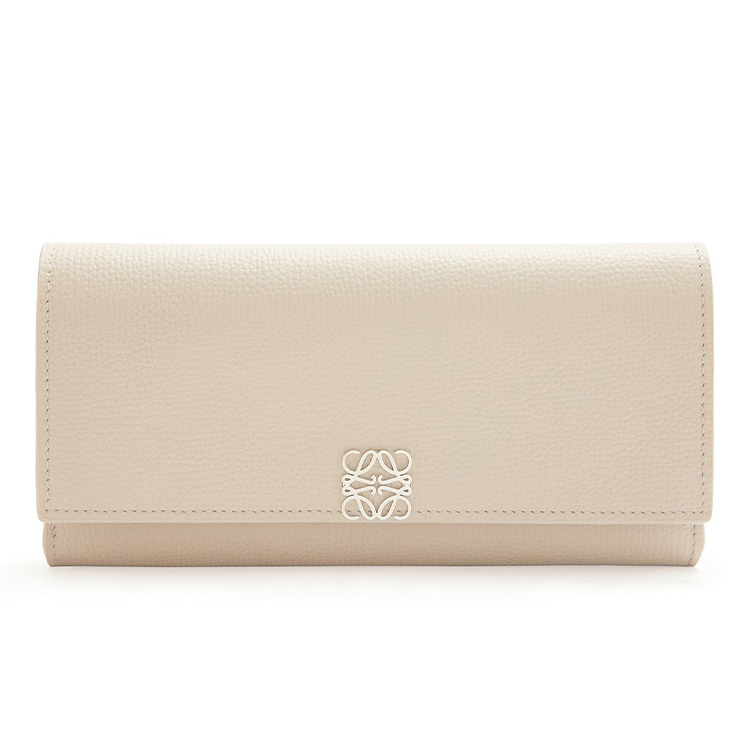 Женский кошелек LOEWE Anagram (светло-бежевый)
