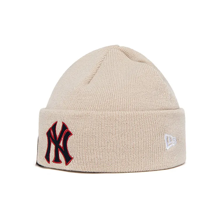 New Era Acrylic Beanies Unisex Beige