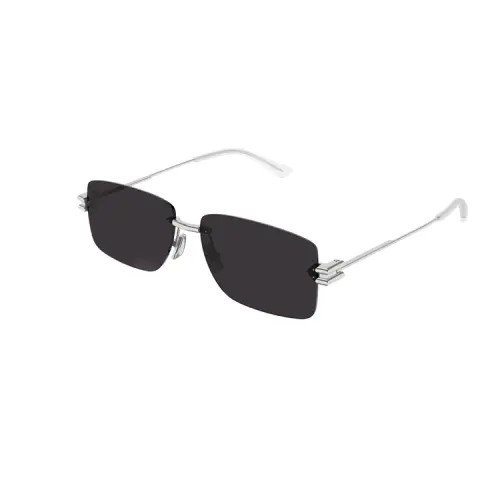 Bottega Veneta Eyewear Rectangle Frame Rimless Sunglasses