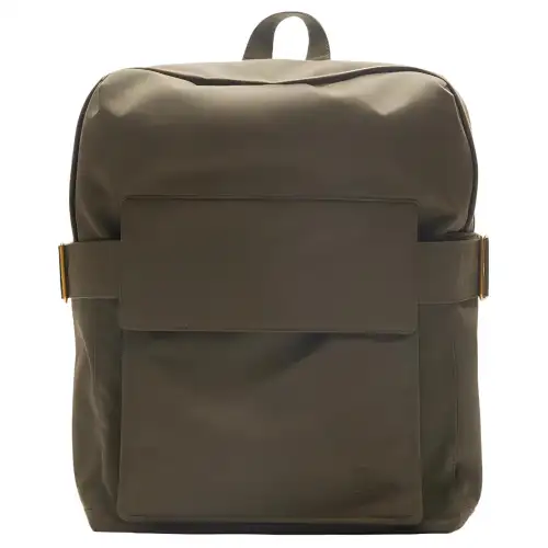 Burberry Polyester Backpack Men's Military