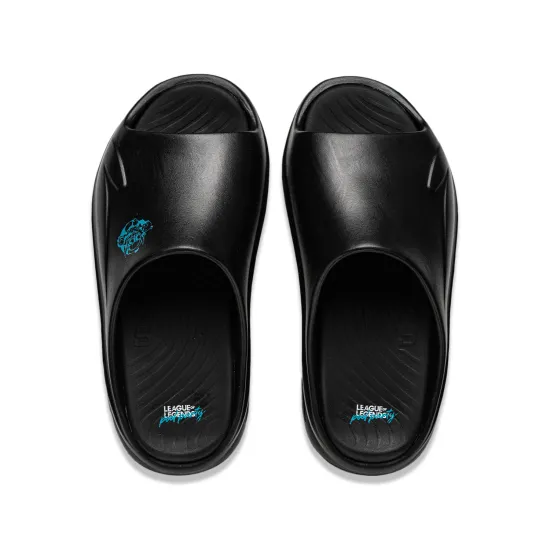 Lol X LINING SOFT SLIPPER Slide Slippers Unisex Black