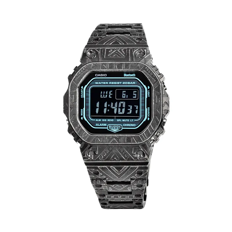 CASIO Unisex G-SQUAD Series 43.2mm Silver Blue Watch