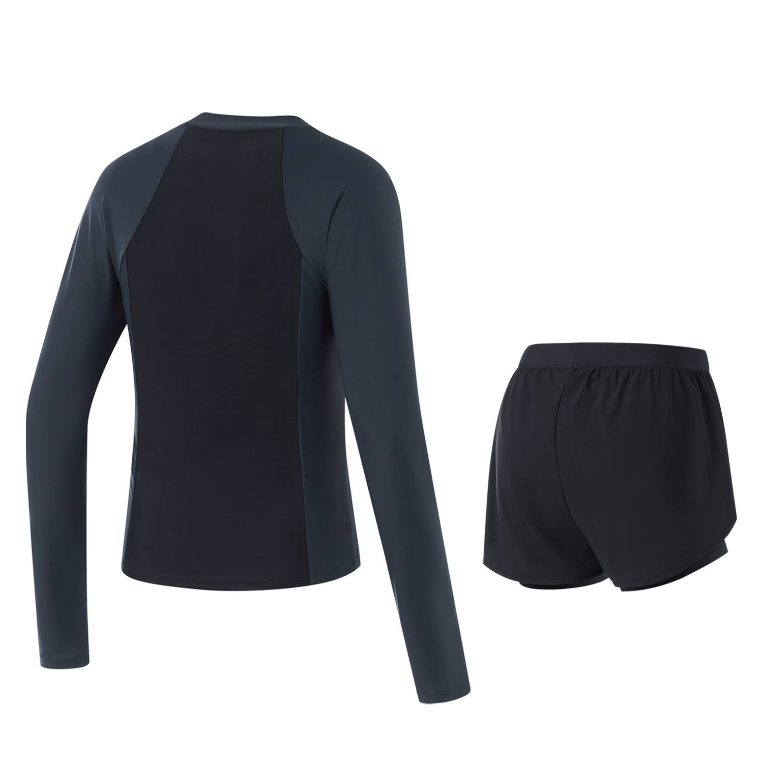 Li Ning Two Piece Swimsuit Women’s Black/Ink Gray
