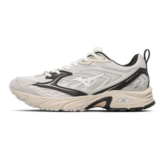 Mizuno Running Shoes Unisex Low-Top White Gray/Light Gray/Black/Steam Gray
