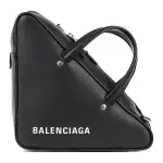 Balenciaga Cow Leather Triangle Bag, Handbag, Shoulder Bag, Crossbody Bag Women's Black