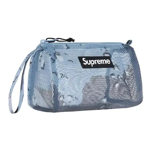 Supreme PVC Polyvinyl Chloride Travel Storage Bag Unisex Blue
