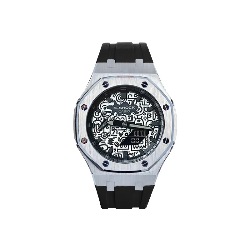 CASIO Unisex Liquid Crystal/Analog Dual Display Series 48.5mm Black Watch