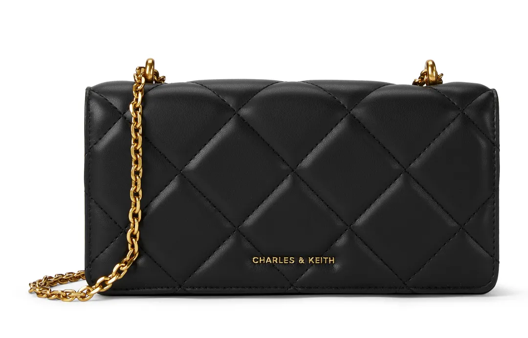 CHARLES&KEITH Synthetic Leather Shoulder Bag, Crossbody Bag Mini Women's Multicolor