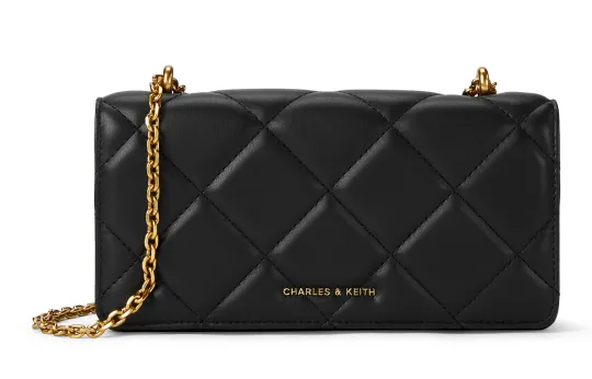 CHARLES&KEITH Synthetic Leather Shoulder Bag, Crossbody Bag Mini Women's Multicolor