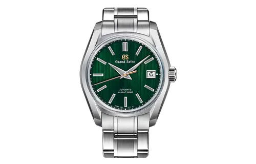 GRAND SEIKO Mechanical Movement Stainless Steel Strap Watch Men's Watches Green Dial