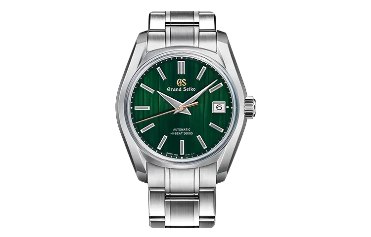GRAND SEIKO Mechanical Movement Stainless Steel Strap Watch Men's Watches Green Dial